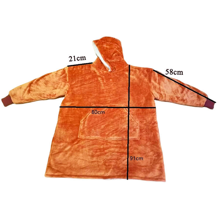 Oversized Blanket Hoodie Cozy Fleece hoodie blanket